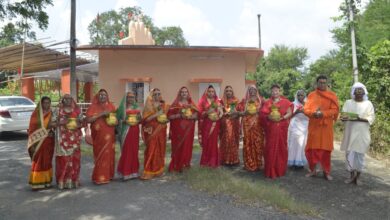 Photo of बी आई टी सिन्दरी स्थित दुर्गा मंदिर का जिर्णोद्धार मंदिर समिति के द्वारा किया गया था। आज मंदिर में