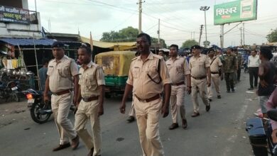 Photo of बलियापुर में मोहर्रम को लेकर पुलिस ने निकाला फ्लैक मार्च