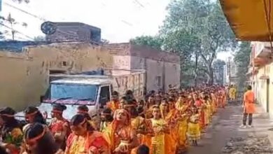 Photo of सिंदरी,16 जून -: श्री श्री बाबा दक्षिणेश्वर संकट मोचन हनुमान मंदिर कांड्रा बस्ती में आयोजित सात दिवसीय श्री श्री