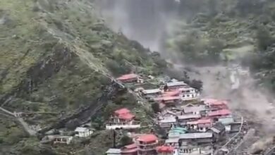 Photo of उत्तरकाशी के धराली में बादल फटने से भारी तबाही, चार की मौत, मलबे में दबे कई लोग