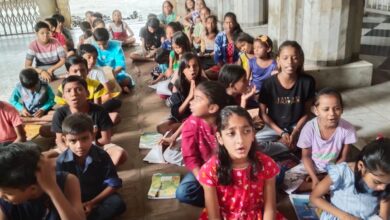 Photo of झरिया 24 अगस्त श्री सत्यनारायण मंदिर स्टेशन रोड झरिया में संस्कृत पाठशाला में आज आगामी गणेश चतुर्थी को ध्यान में रखते हुए गणेशजी के प्रति प्रार्थना 