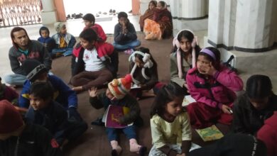 Photo of झरिया 21 दिसंबर श्री सत्यनारायण मंदिर स्टेशन रोड झरिया में संस्कृत पाठशाला में आज महालक्ष्मी जी की स्तुति 