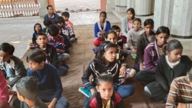 Photo of झरिया 8 फरवरी श्री सत्यनारायण मंदिर स्टेशन रोड झरिया में संस्कृत पाठशाला में आज आगामी शिवरात्रि को ध्यान में