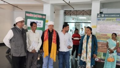 Photo of वार्ड 54 प्रत्याशी रंजीत कुमार ने जय माता दी मंदिर में पूजा कर नामांकन किया 