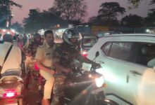 Photo of रामनवमी को लेकर सिंदरी पुलिस ने किया फ्लैग मार्च