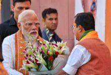 Photo of ऐतिहासिक विजय के बाद भाजपा मुख्यालय में उत्सव नितिन नवीन ने किया पीएम मोदी का भव्य स्वागत