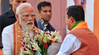 Photo of ऐतिहासिक विजय के बाद भाजपा मुख्यालय में उत्सव नितिन नवीन ने किया पीएम मोदी का भव्य स्वागत