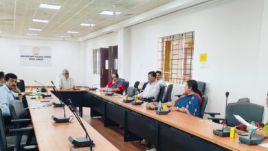Photo of एडमिशन कमिटी की बैठक कुलपति की अध्यक्षता में हुई जिसमें नामांकन के लिए पोर्टल खोलने के लिए निर्णय लिया