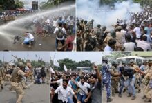 Photo of लाठी के दम पर लोकतंत्र की हत्या का प्रयास: रांची में पत्रकारों और छात्रों पर बर्बरता के खिलाफ झारखंड बंद, सड़कों पर उतरा जनाक्रोश दुमका