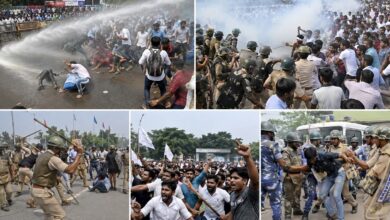 Photo of लाठी के दम पर लोकतंत्र की हत्या का प्रयास: रांची में पत्रकारों और छात्रों पर बर्बरता के खिलाफ झारखंड बंद, सड़कों पर उतरा जनाक्रोश दुमका