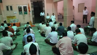 Photo of झरिया 29 जुलाई राष्ट्रीय स्वयंसेवक संघ झरिया नगर की ओर से सरस्वती शिशु मंदिर लालबाजार झरिया में