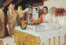 Photo of श्रीमद्भागवत कथा से मिटते हैं सभी पाप डोमगढ़ में कथावाचिका गौरंगी गौरी बोलीं शिव पार्वती विवाह में भूत प्रेत भले गए हों पर इस कलयुग में हम इंसान कथा सुनकर हो रहे पापमुक्त